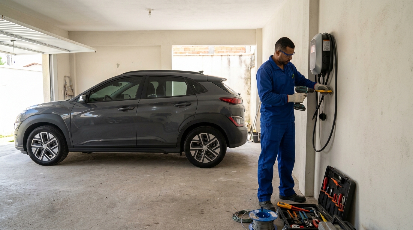 Instalação de Carregador de Carro Elétrico Perto de Mim