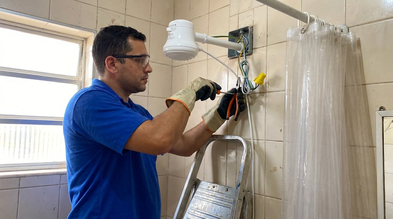 Instalação de Chuveiro Elétrico residencial Perto de Mim