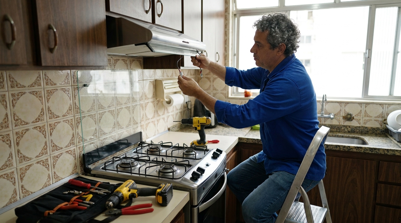 Instalação de Coifa e Depurador/Exaustor Perto de Mim