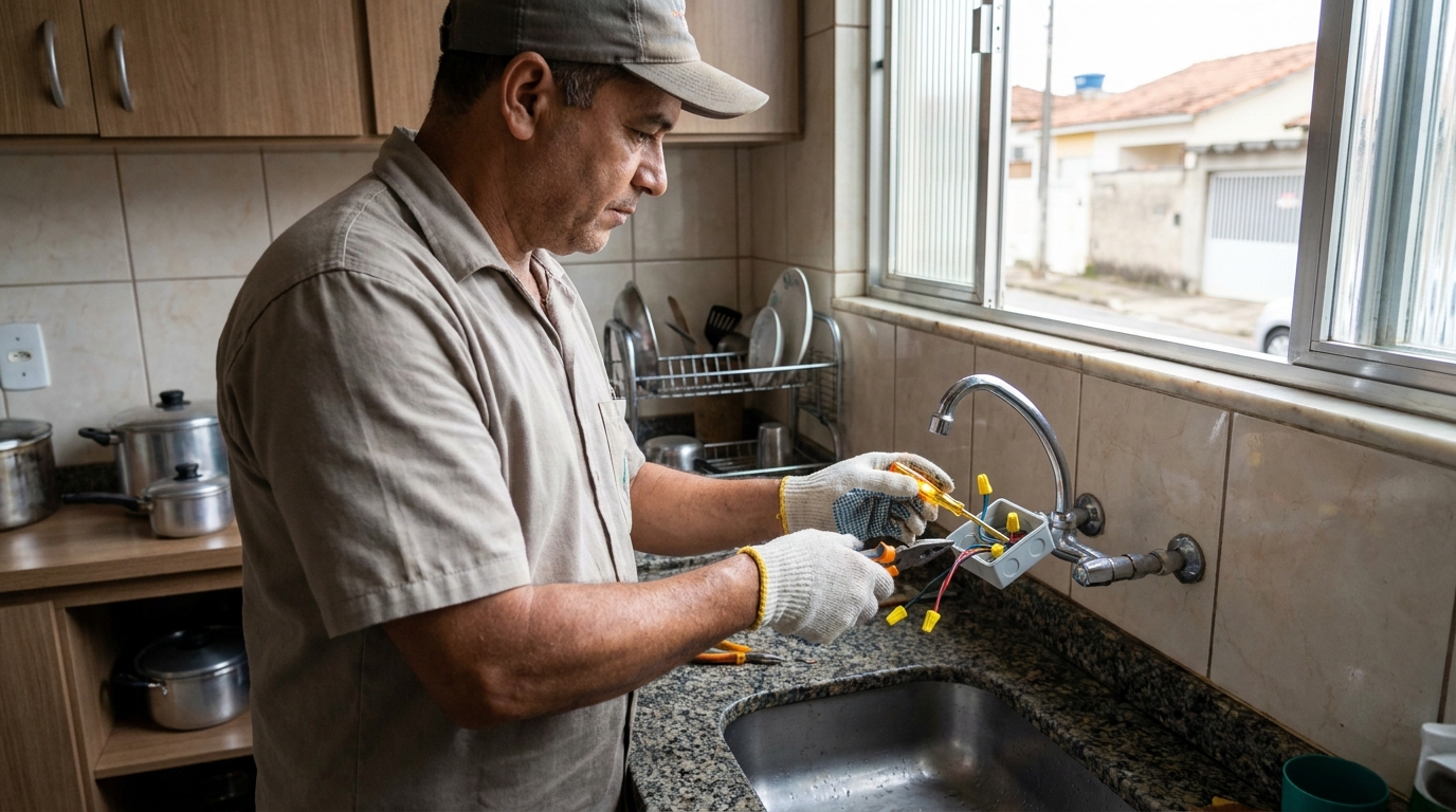 Instalação de Torneira Elétrica profissional Perto de Mim